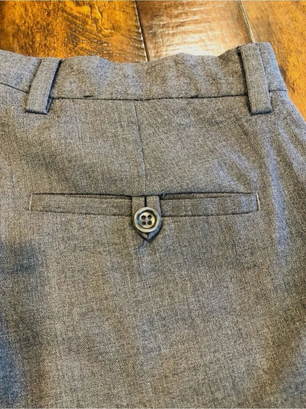 Banana Republic Emerson Dark Gray Mens 33x32 Trouser dress pants (m)